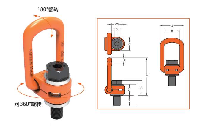 YD081側拉美制吊環草圖